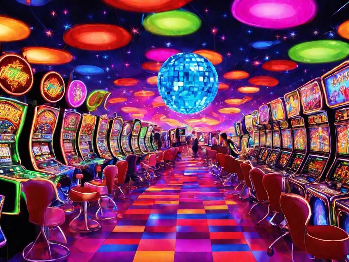 Tampilan permainan slot WIN199 dengan reel berwarna